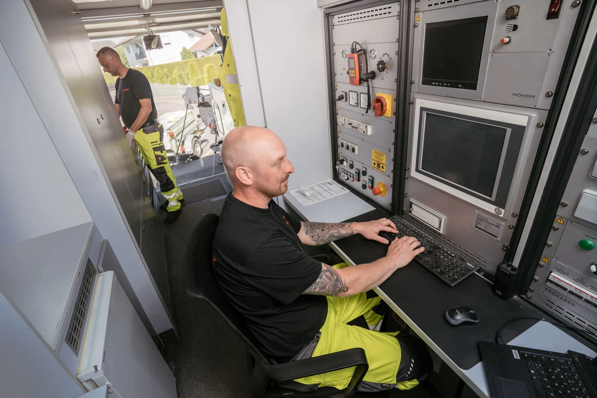 Bodenaushub entsorgen auf einer Baustelle