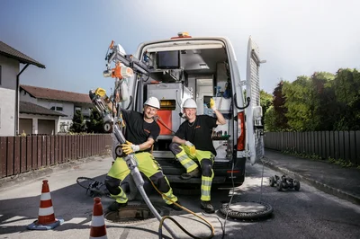 Bodenaushub entsorgen auf einer Baustelle